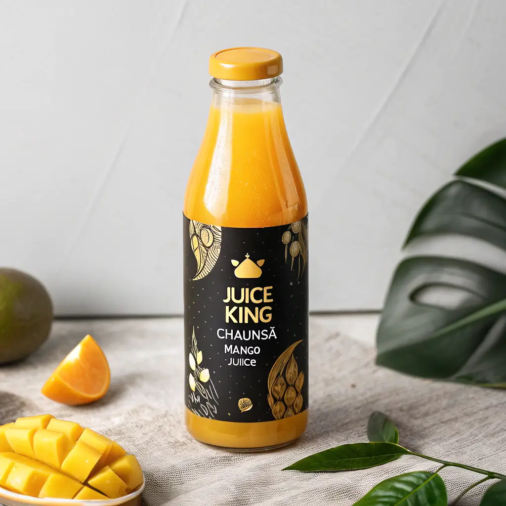 Refreshing Mango Juice served in glass